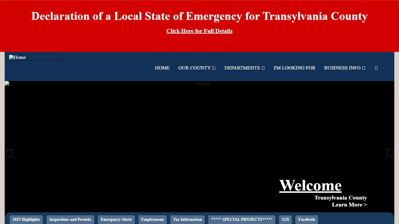 Welcome to Transylvania County